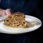 Timballo di mezzi rigatoni Al Bronzo Barilla della Trattoria Peposo